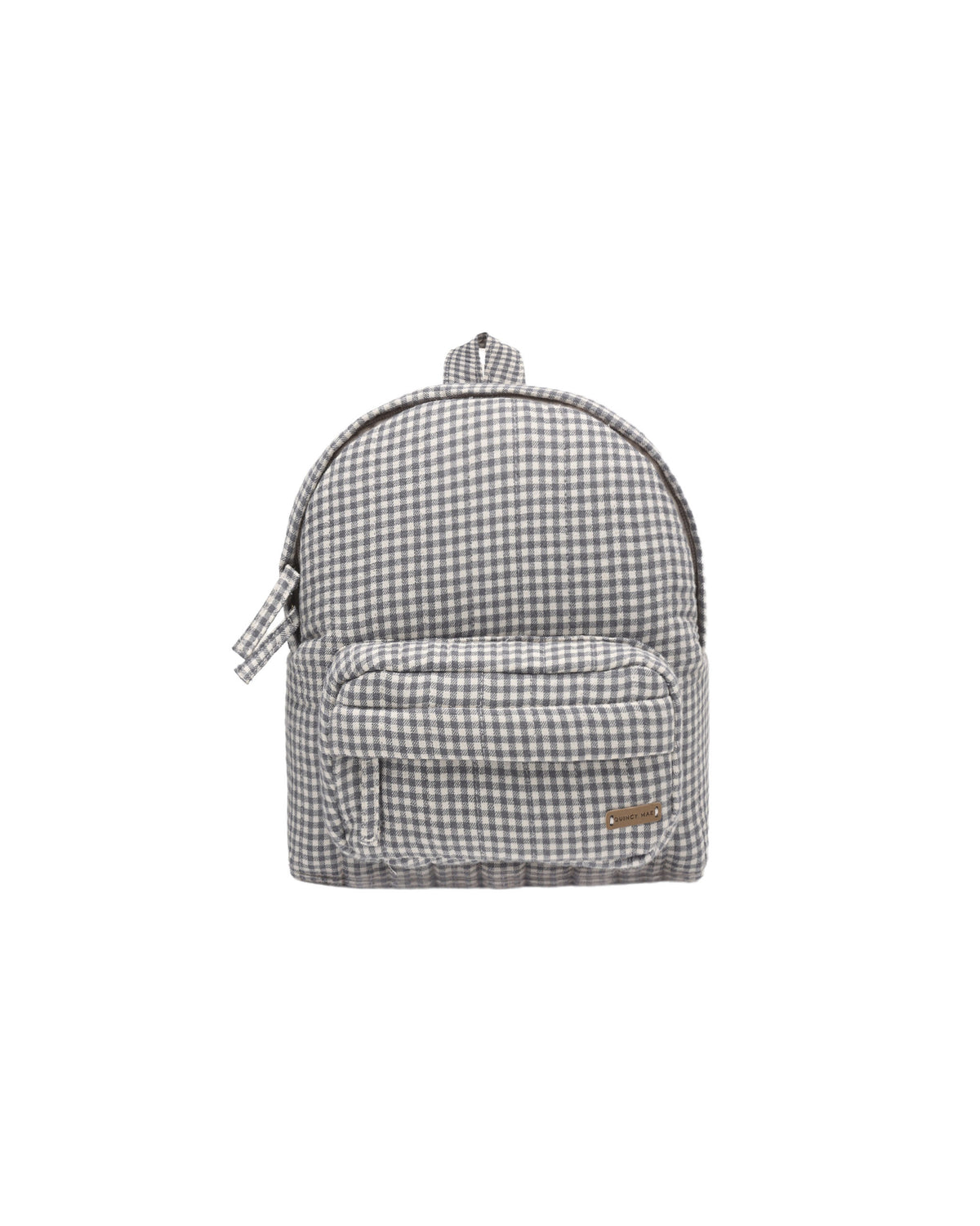 Midnight Gingham Mini Backpack