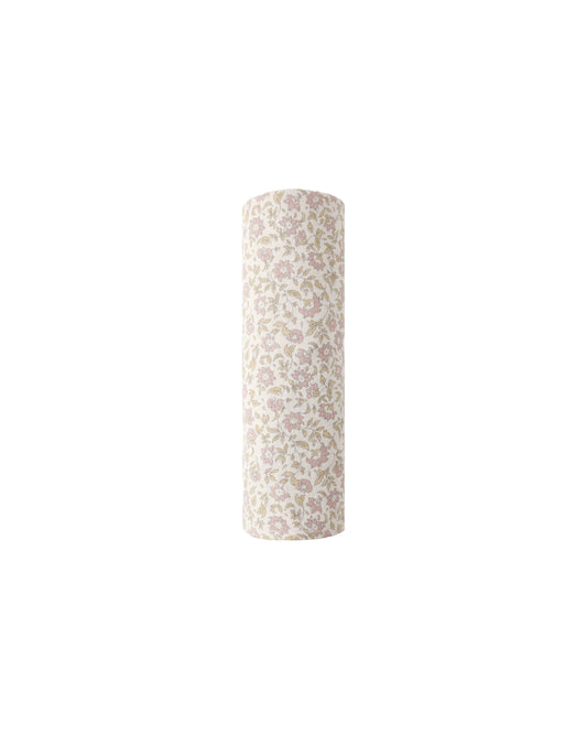 Natural-colored Quincy Mae Dahlia Woven Swaddle with soft, breathable fabric, perfect for gentle wrapping and cozy comfort.
