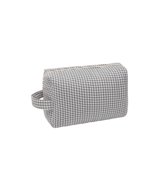 Midnight Gingham Toiletry Bag