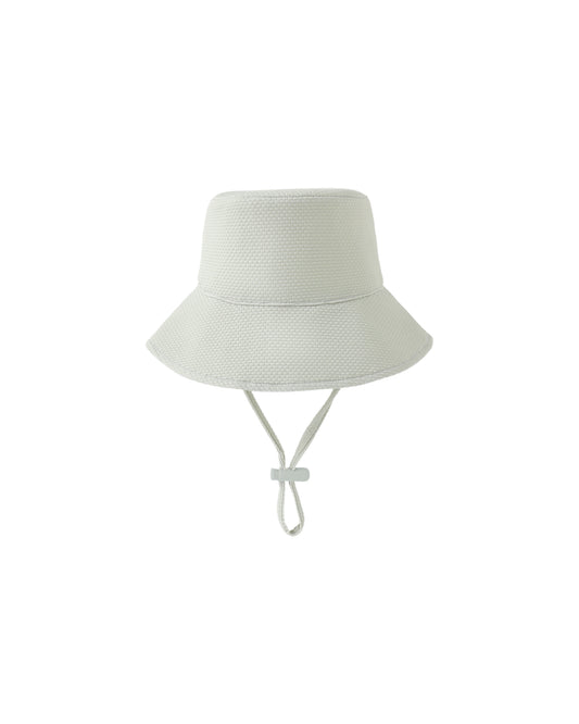 Sage bucket hat by Quincy Mae with a soft, wide brim and casual style, perfect for sun protection and everyday wear.