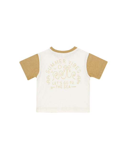 Rylee & Cru - Summer Vibes Contrast SS Tee