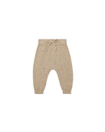 Quincy Mae - Latte Speckled Knit Pant