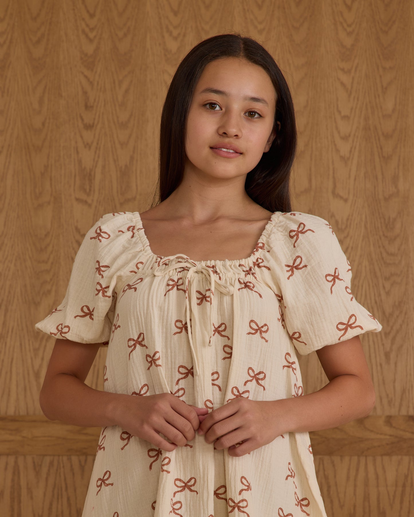 Teen Ruby Bows Sabrina Mini Dress