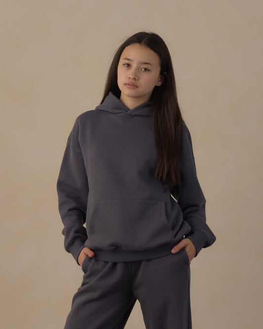 Teen Midnight Sweatpant by Rylee & Cru, soft navy blue joggers with relaxed fit and drawstring waist, perfect for casual wear.