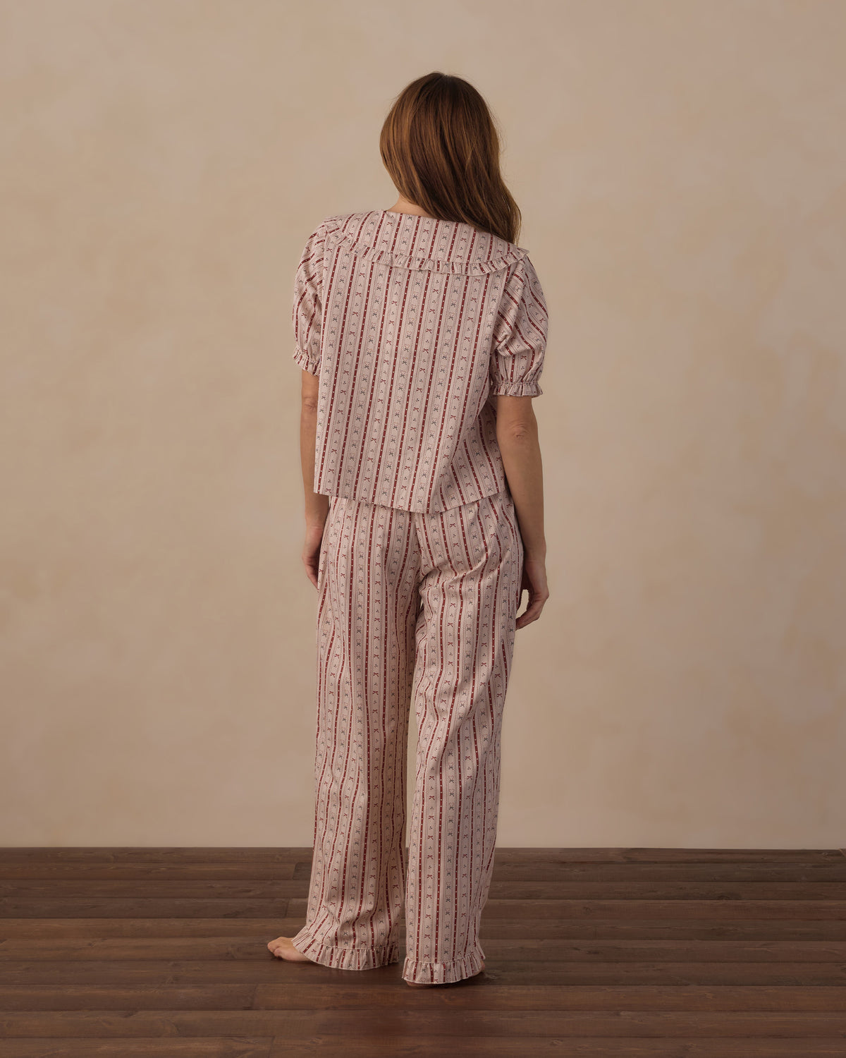 Women's Candy Cane Lane Ruffle Pajamas
