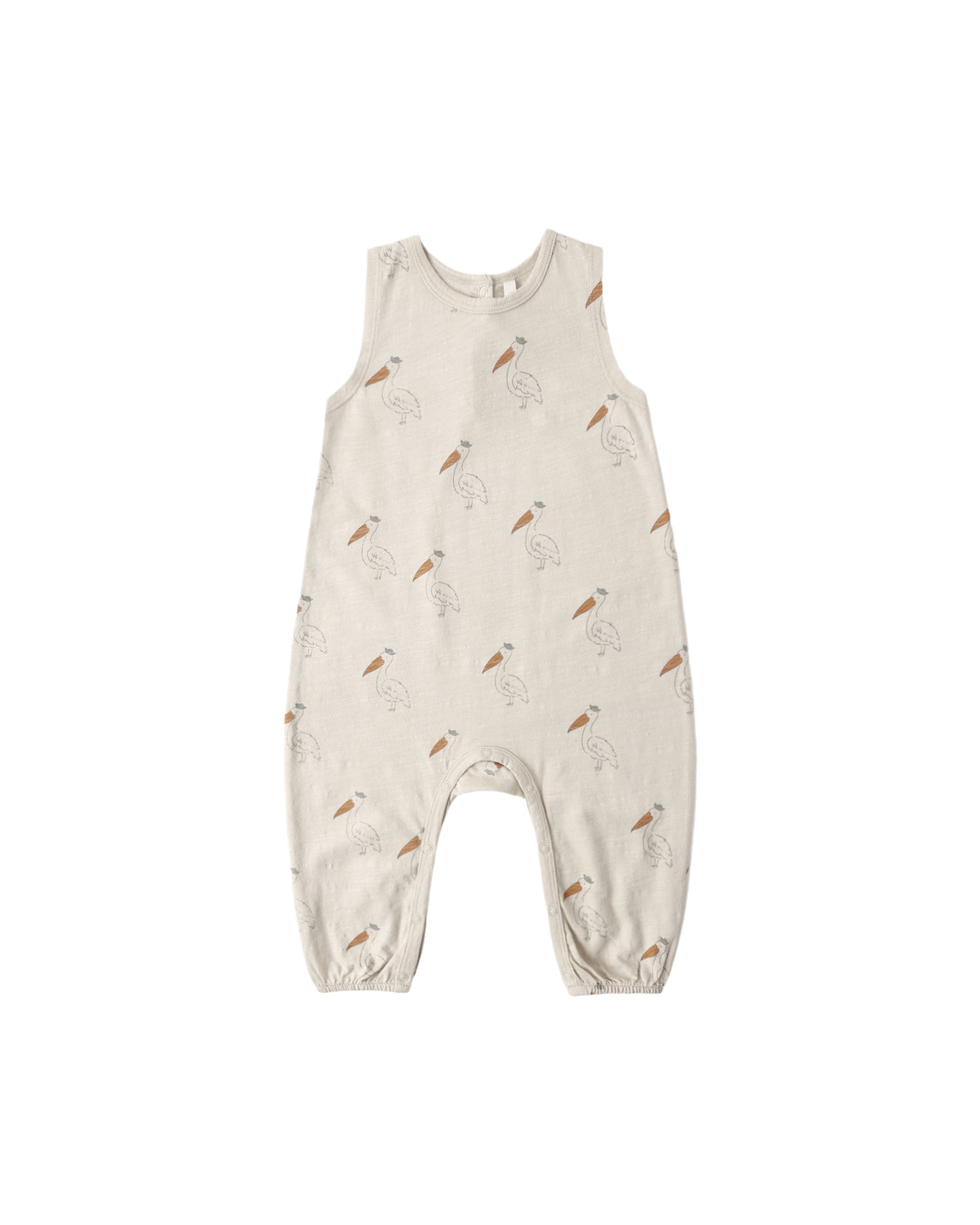 Rylee & Cru Pelican Mills Jumpsuit featuring a soft pebble color and a stylish front design for kids.