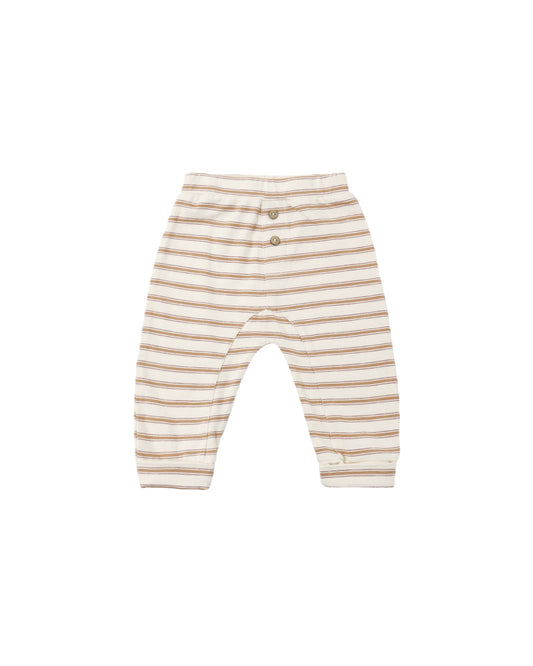Fawn stripe baby cropped pants by Rylee & Cru, featuring soft fabric and comfortable fit for little ones.