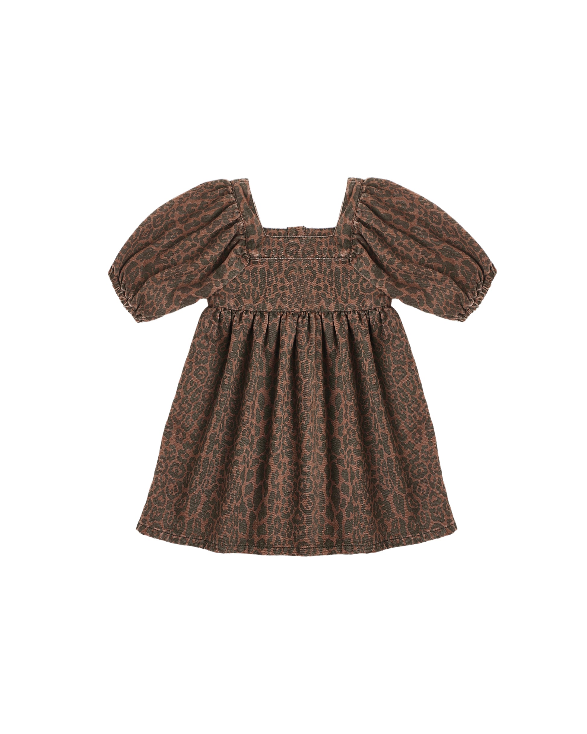 Gretta Babydoll Dress Leopard, 8-9Y at Rylee + Cru Gretta Babydoll Dress Leopard, 8-9Y at Rylee + Cru