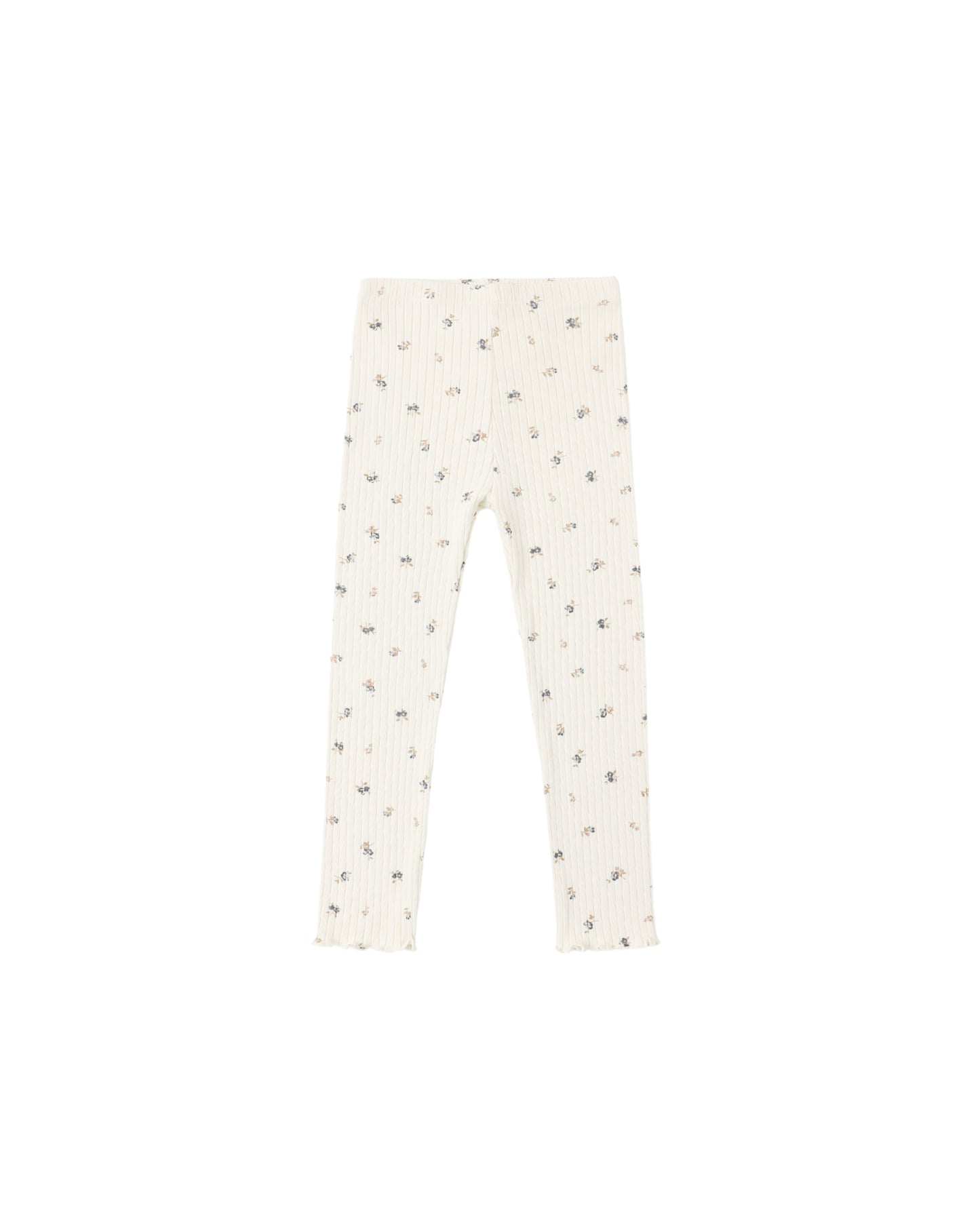 Natural Ditsy Rylee & Cru leggings featuring a soft, floral print fabric with elastic waistband for comfortable fit.