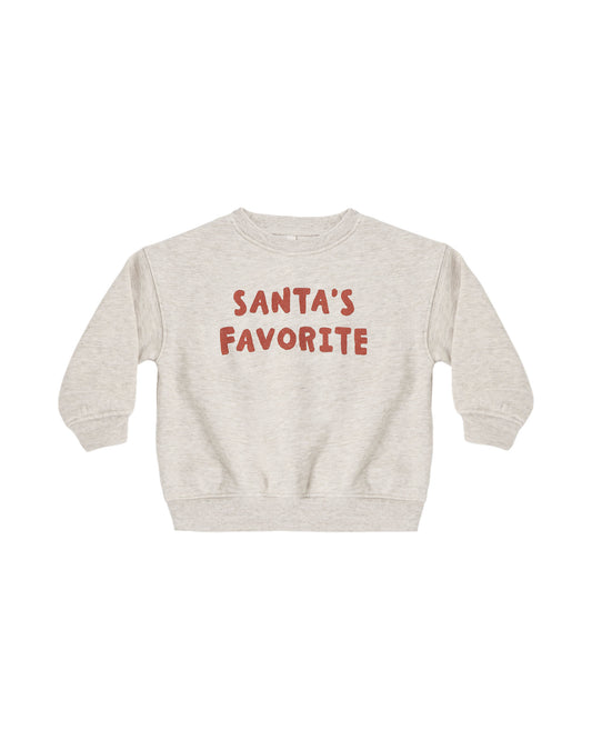 Santas Favorite Relaxed Sweatshirt