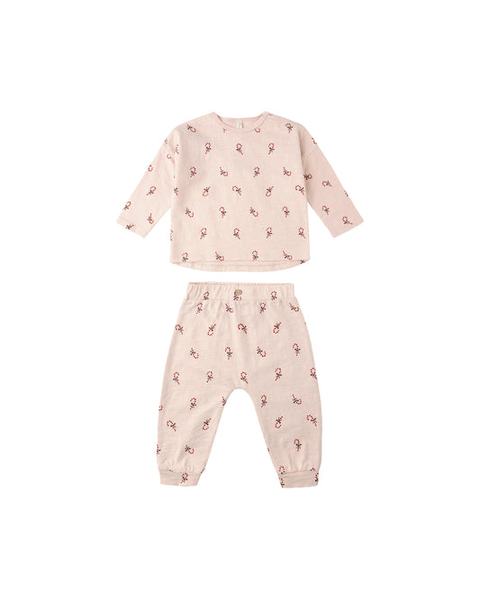 Candy Canes Long Sleeve Tee + Pant Set