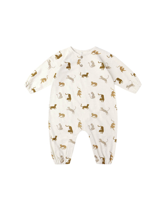 Rylee & Cru - Tigers Henley Jumpsuit