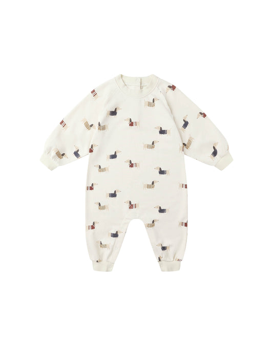 Rylee & Cru - Dachshund Raglan Jumpsuit