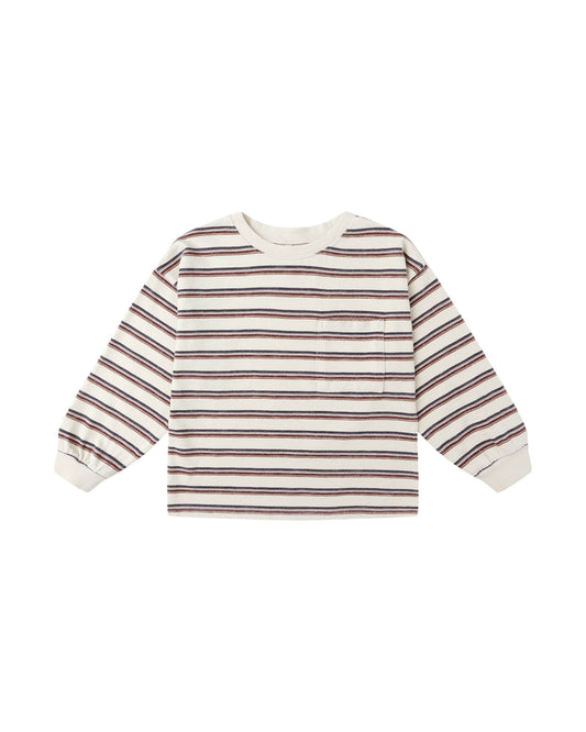 Rylee & Cru - Vintage Stripe Relaxed Long Sleeve Tee