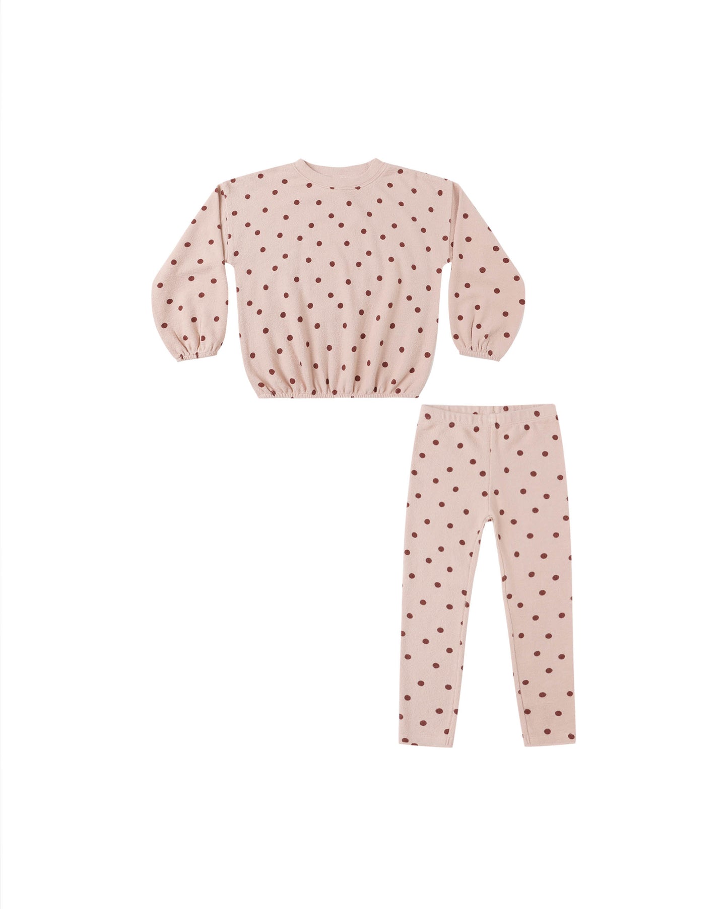 Rylee & Cru - Polka Dot Spongey Knit Set