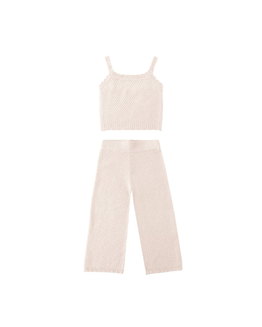 Heathered Petal Knit Lounge Set