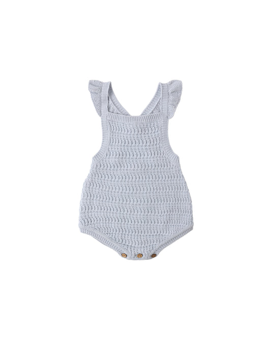 Periwinkle Crochet Romper