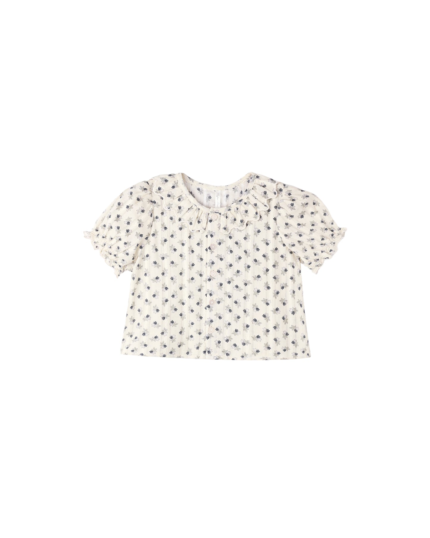 Rylee & Cru Vintage Fleur Liv Blouse in natural fabric with floral pattern, lightweight and comfortable for casual wear.