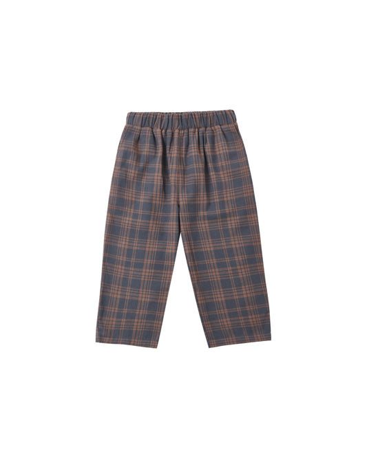 Rylee & Cru Midnight Plaid Palmer Pants featuring a cozy plaid pattern and relaxed fit for comfortable casual wear.