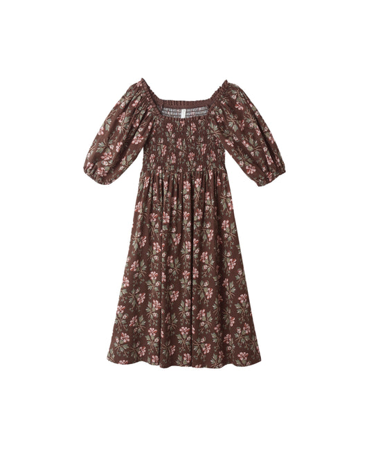 Winter Floral Della Dress