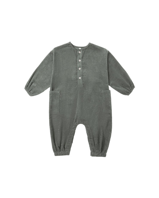 Evergreen Relaxed Woven Jumpsuit