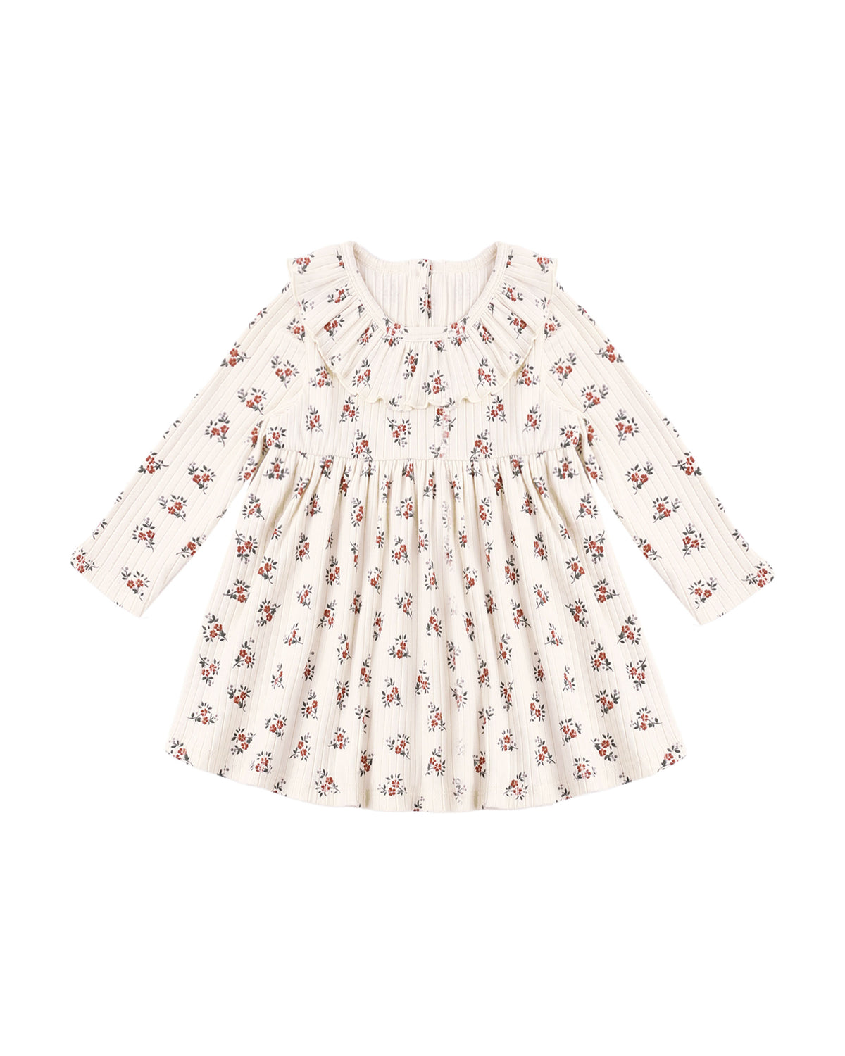 Ruby Bloom Ruffle Collar Dress