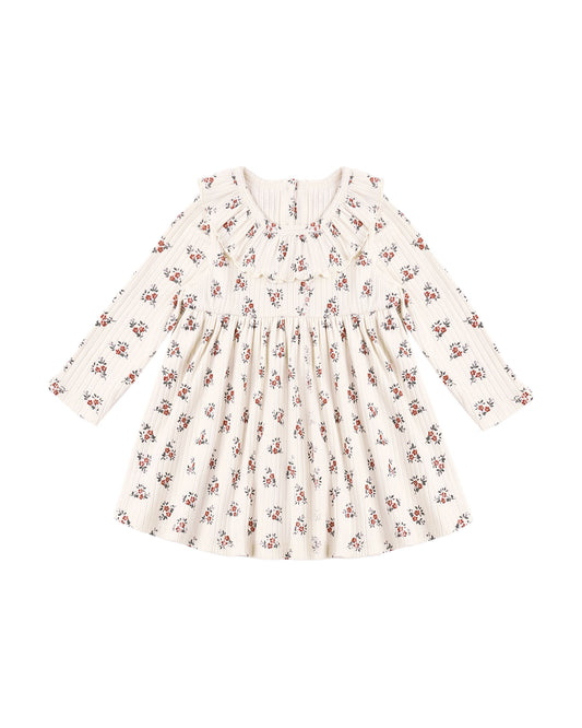 Ruby Bloom Ruffle Collar Dress