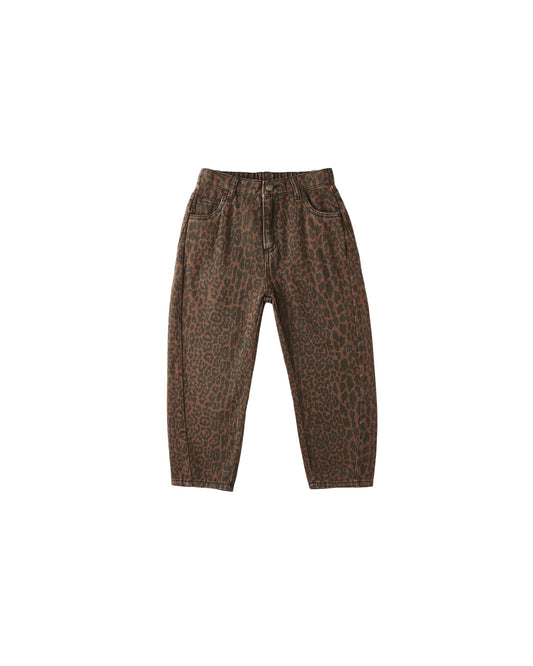 Leopard Barrel Pant