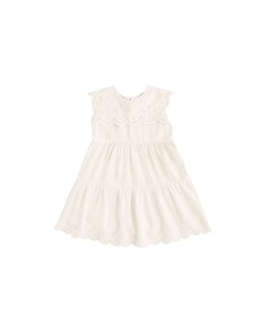 Ivory Cecilia dress by Rylee & Cru, featuring a soft, flowing fabric with delicate detailing and a stylish, comfortable fit.