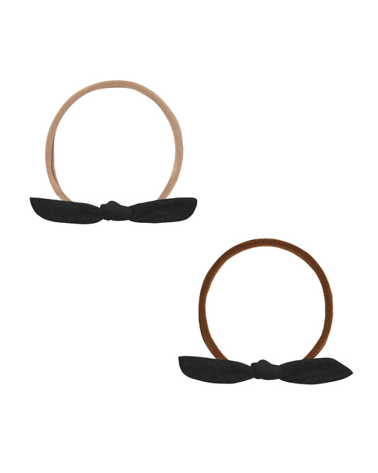 Black Little Knot Headband