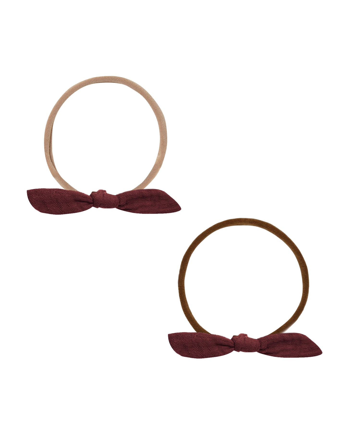 Rylee & Cru - Burgundy Little Knot Headband