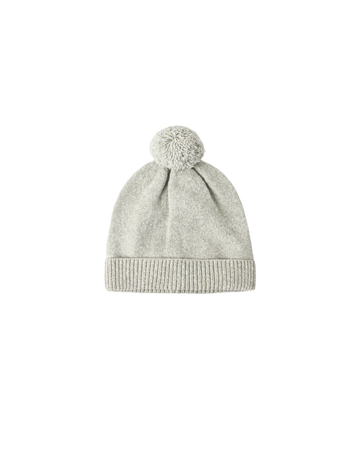 Rylee & Cru sage beanie made of soft knit fabric, featuring a cozy, snug fit and a rolled brim for stylish warmth.