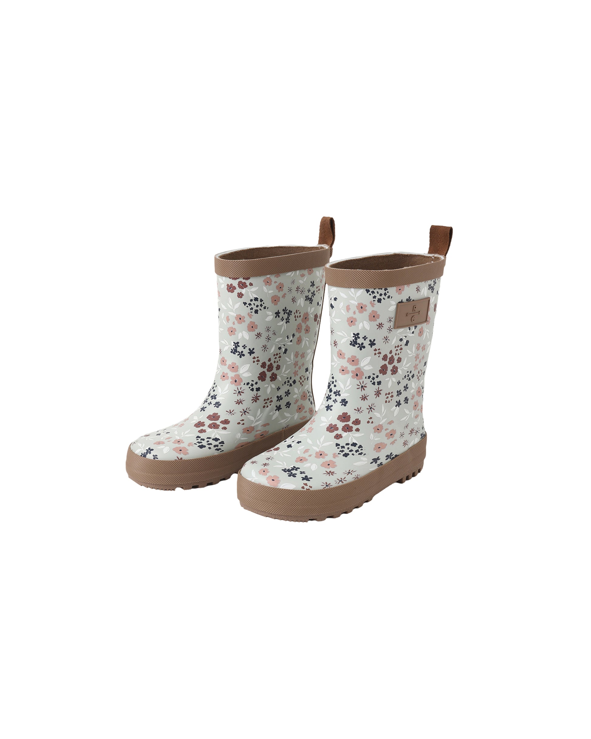 Rylee & Cru garden rainboot in sage color with waterproof design and adjustable straps, ideal for outdoor gardening and rainy days.