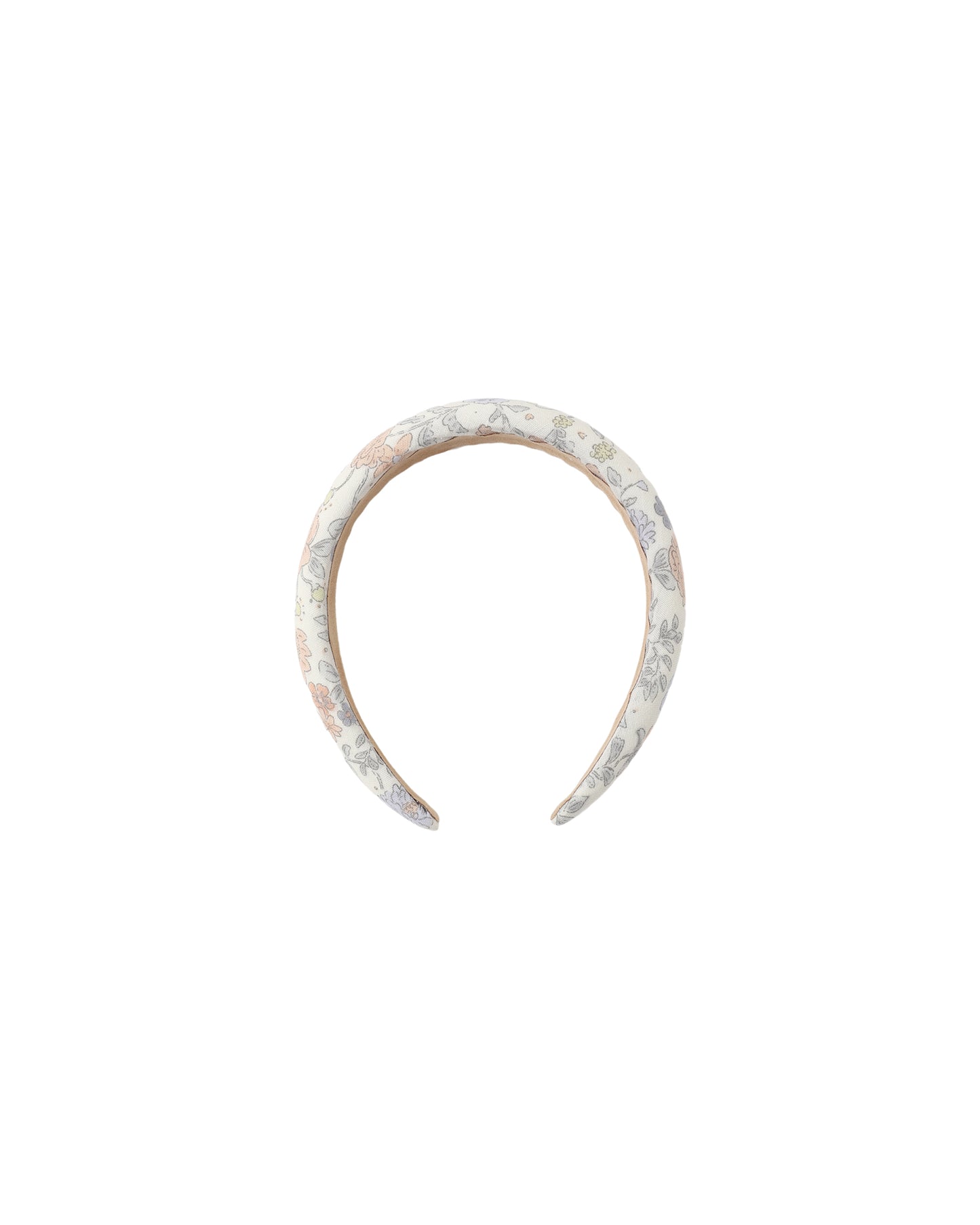 Ivory Bloom padded headband by Rylee & Cru, featuring a soft, comfortable design for stylish hair accessories.