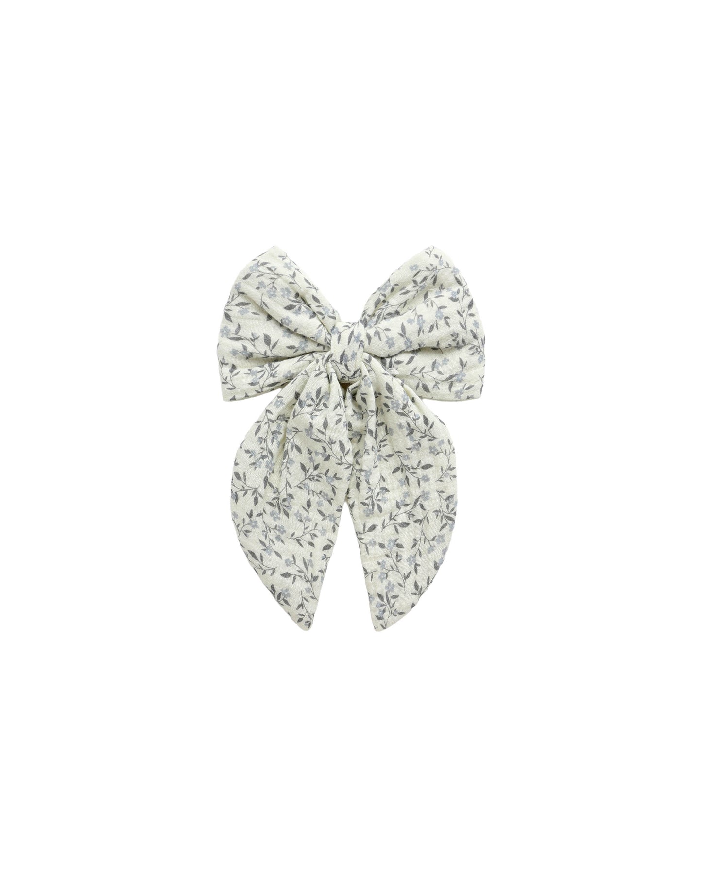 Blue Vines Oversized Bow