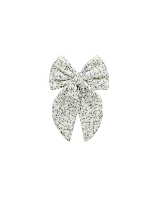 Blue Vines Oversized Bow