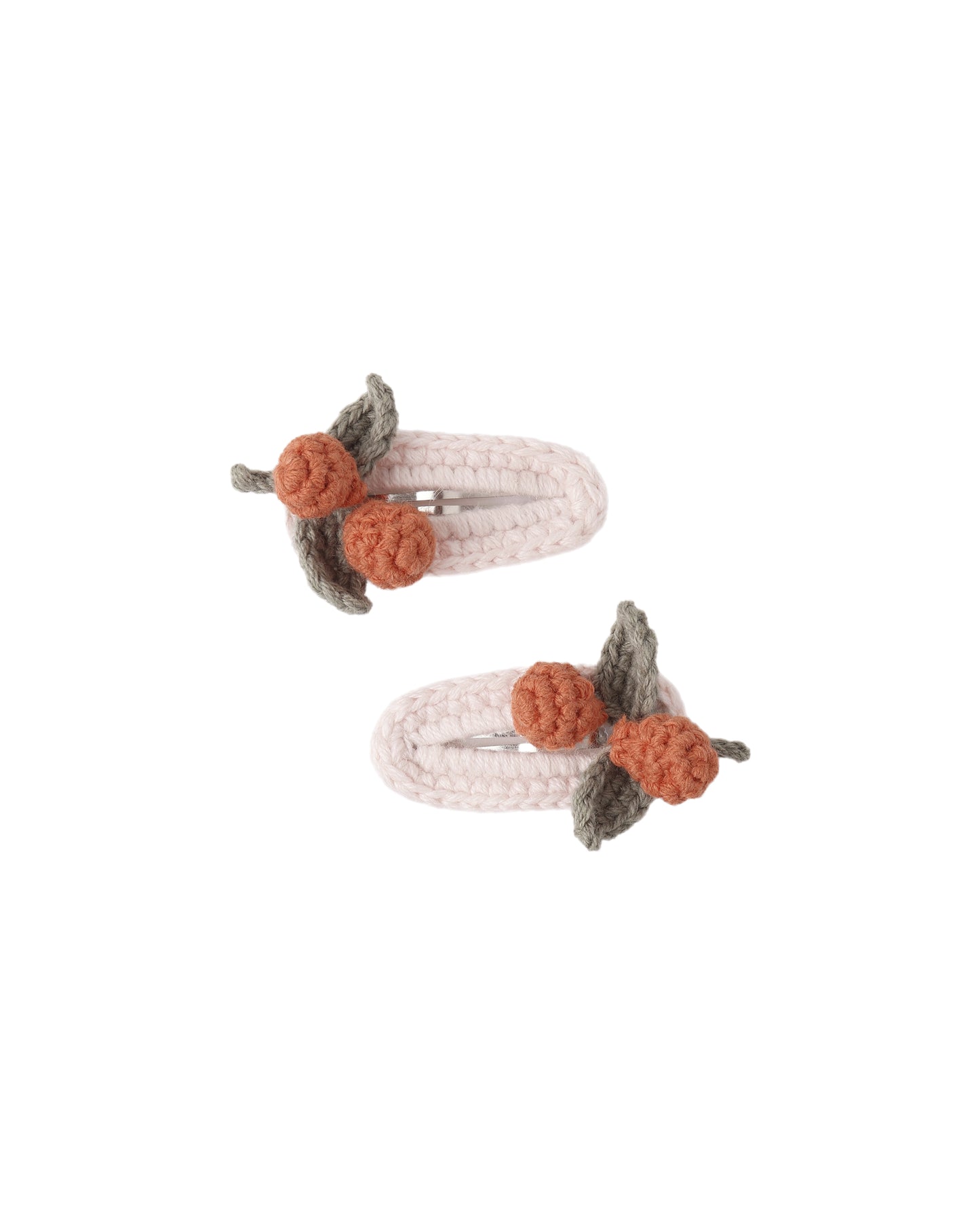 Natural crochet clip set by Rylee & Cru featuring delicate, handmade clips in a soft, neutral color.
