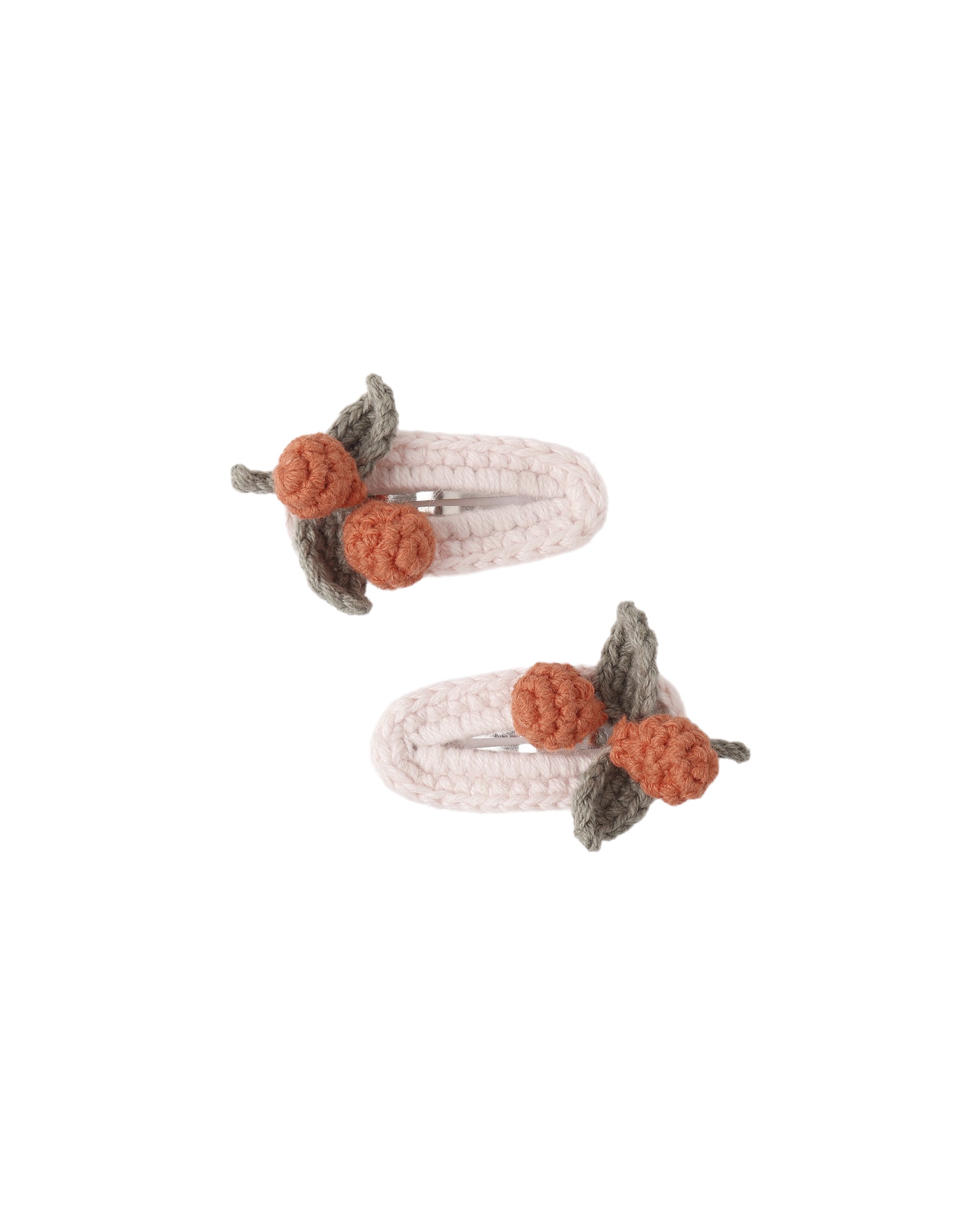 Natural crochet clip set by Rylee & Cru featuring delicate, handmade clips in a soft, neutral color.