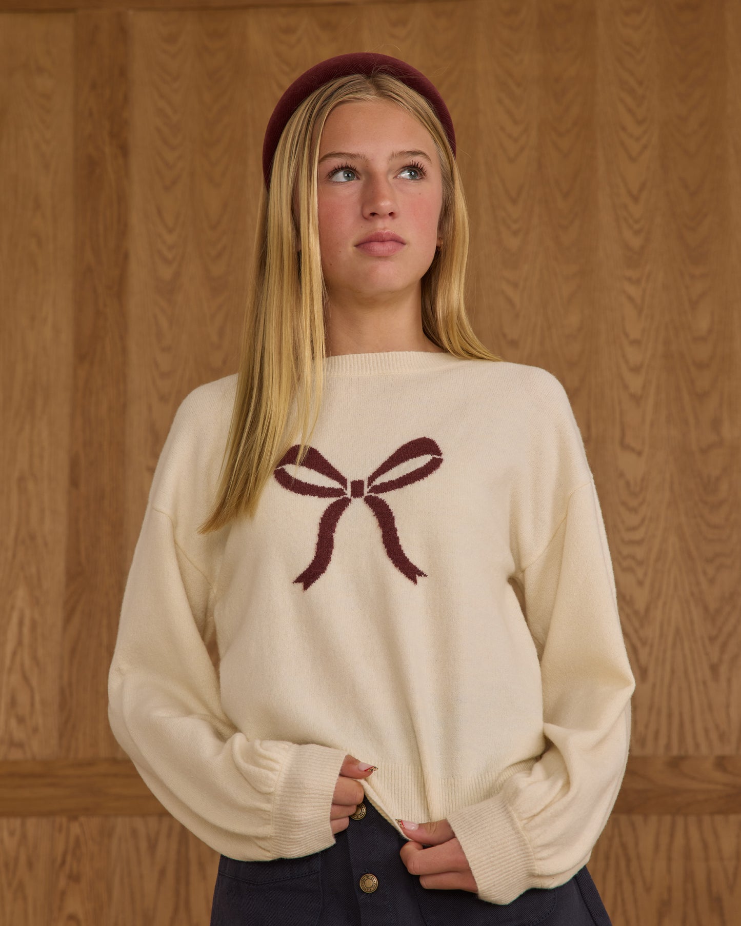 Rylee & Cru - Teen Bow Aspen Sweater
