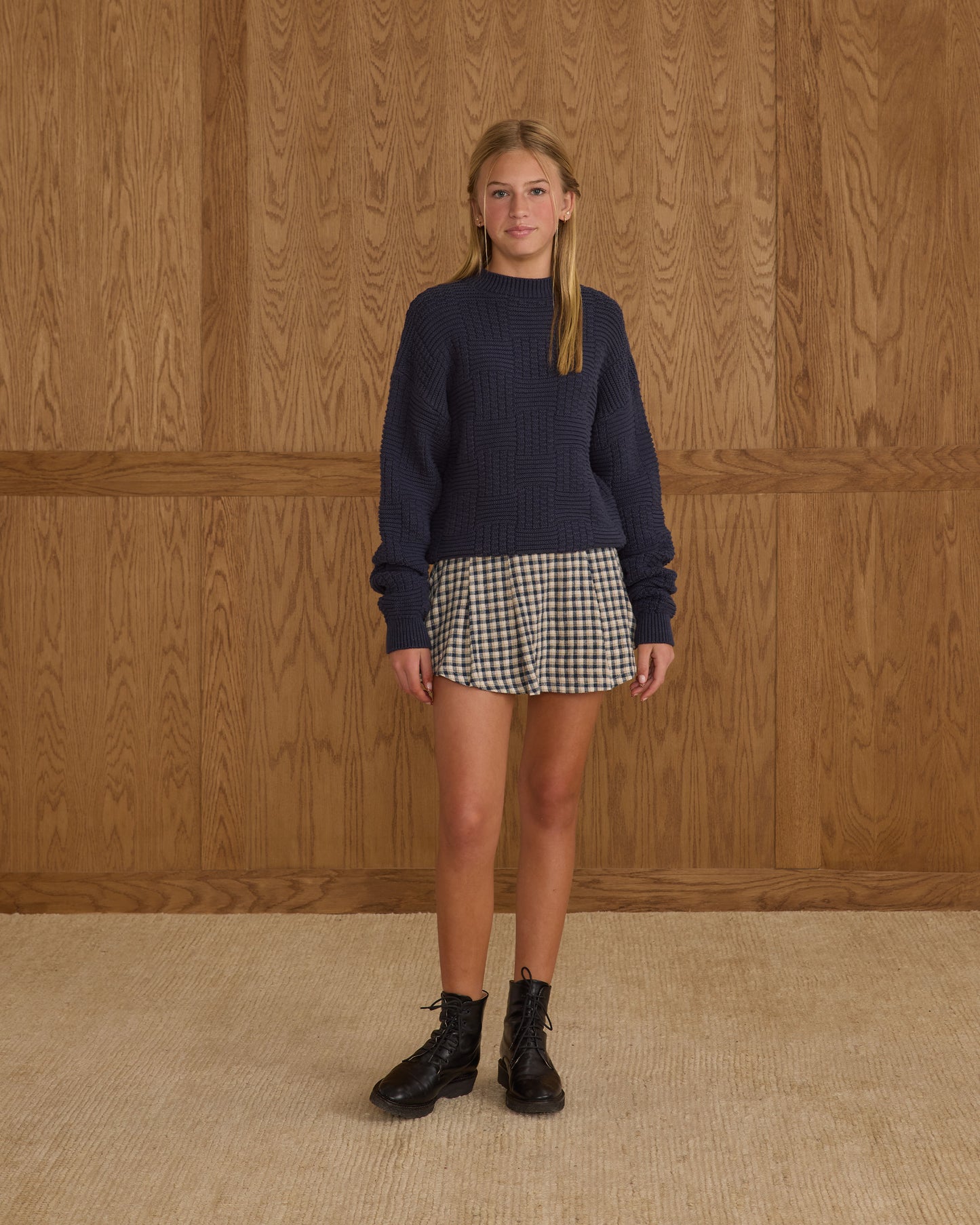 Rylee & Cru - Teen Navy Carolina Sweater