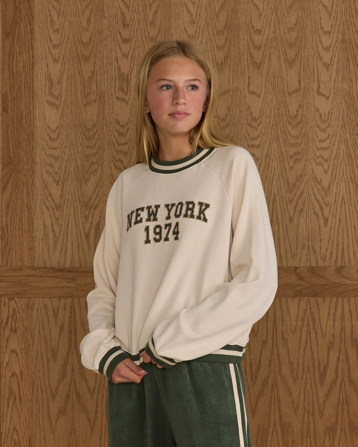 Teen New York Oversized Raglan Sweatshirt