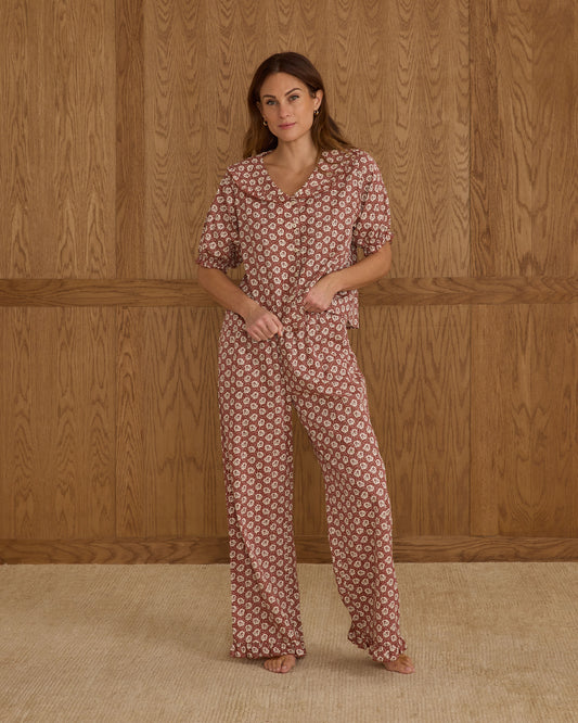 Women's Ruby Fleur Ruffle Pajamas