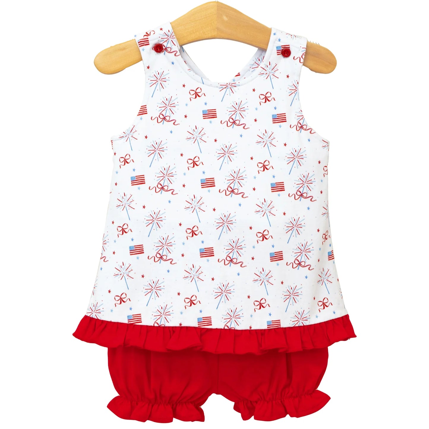 Jellybean - Fireworks and Freedom Swing Back Bloomer Set