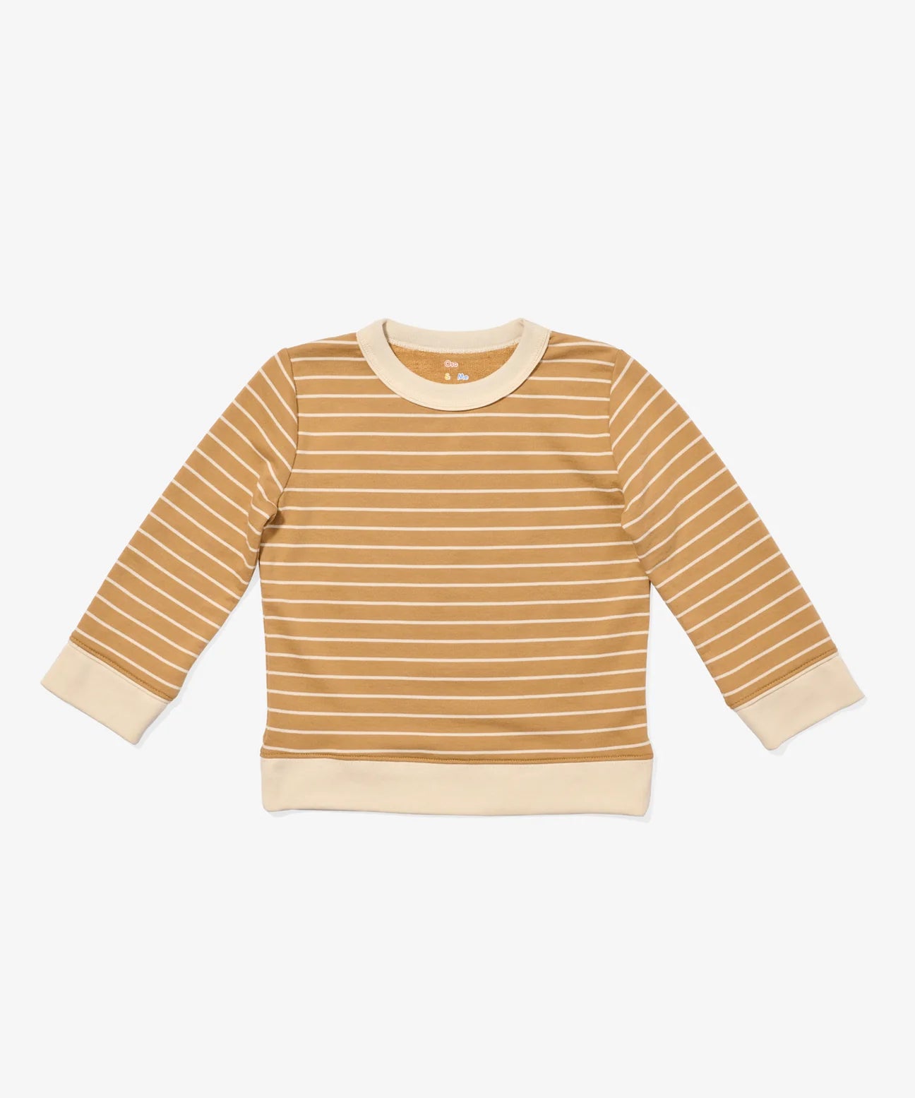 Camel French Stripe Remy Sweatshirt