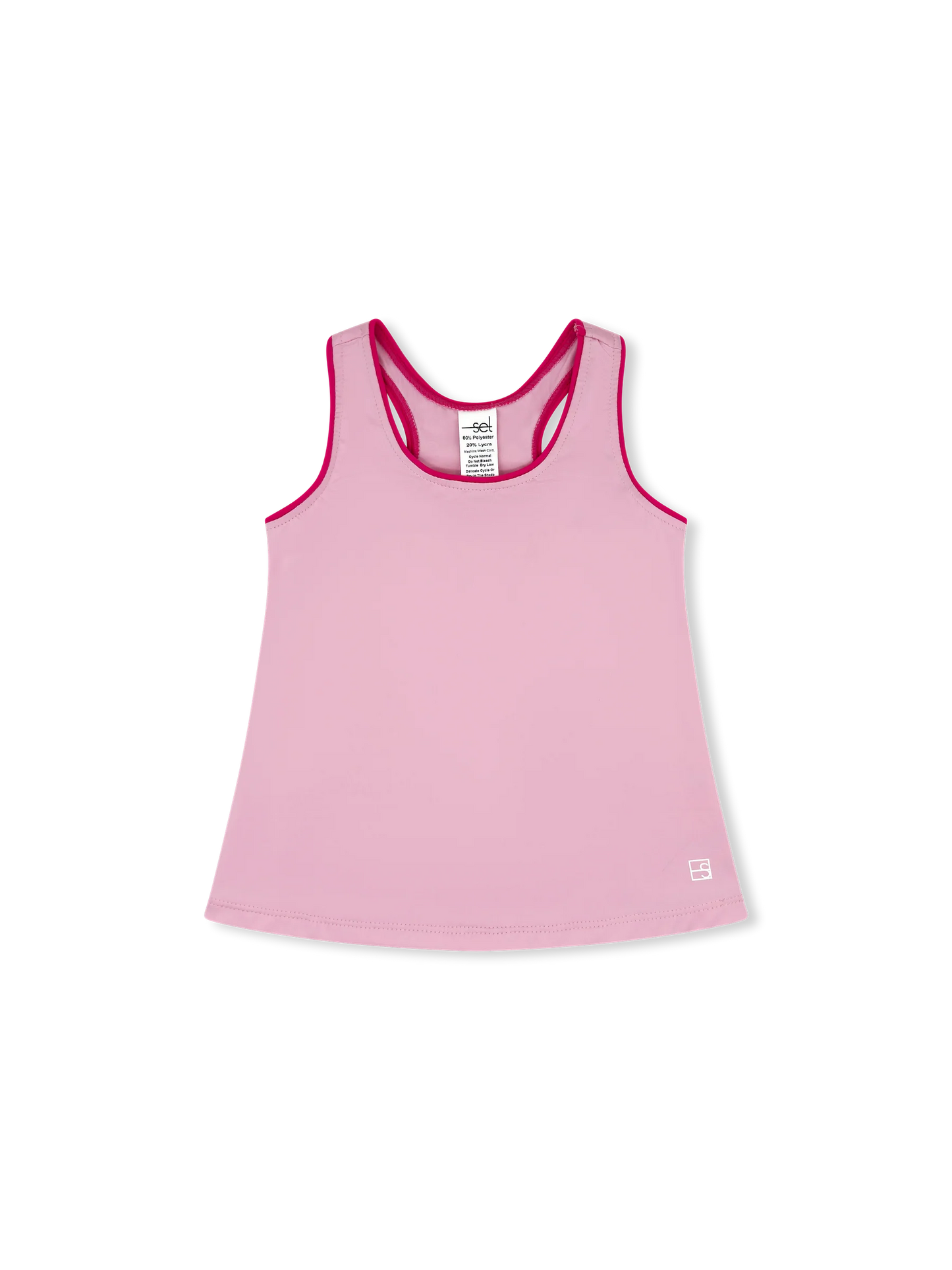 Set Athletics - Riley Tank - Cotton Candy Pink, Power Pink