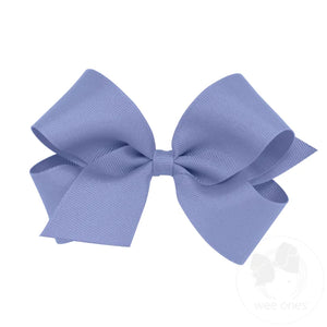 wee ones - Classic Grosgrain Girls Hair Bow (multiple colors) King