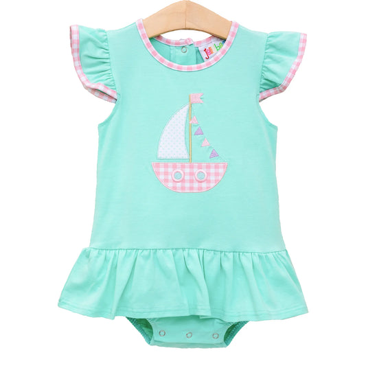 Jellybean - Sailboat Skirted Bubble