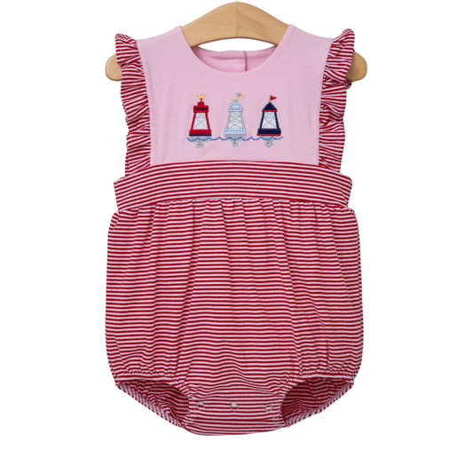 Red, white, and buoy Sophia Bubble toy by Jellybean, featuring colorful bubble design on a vibrant, playful background