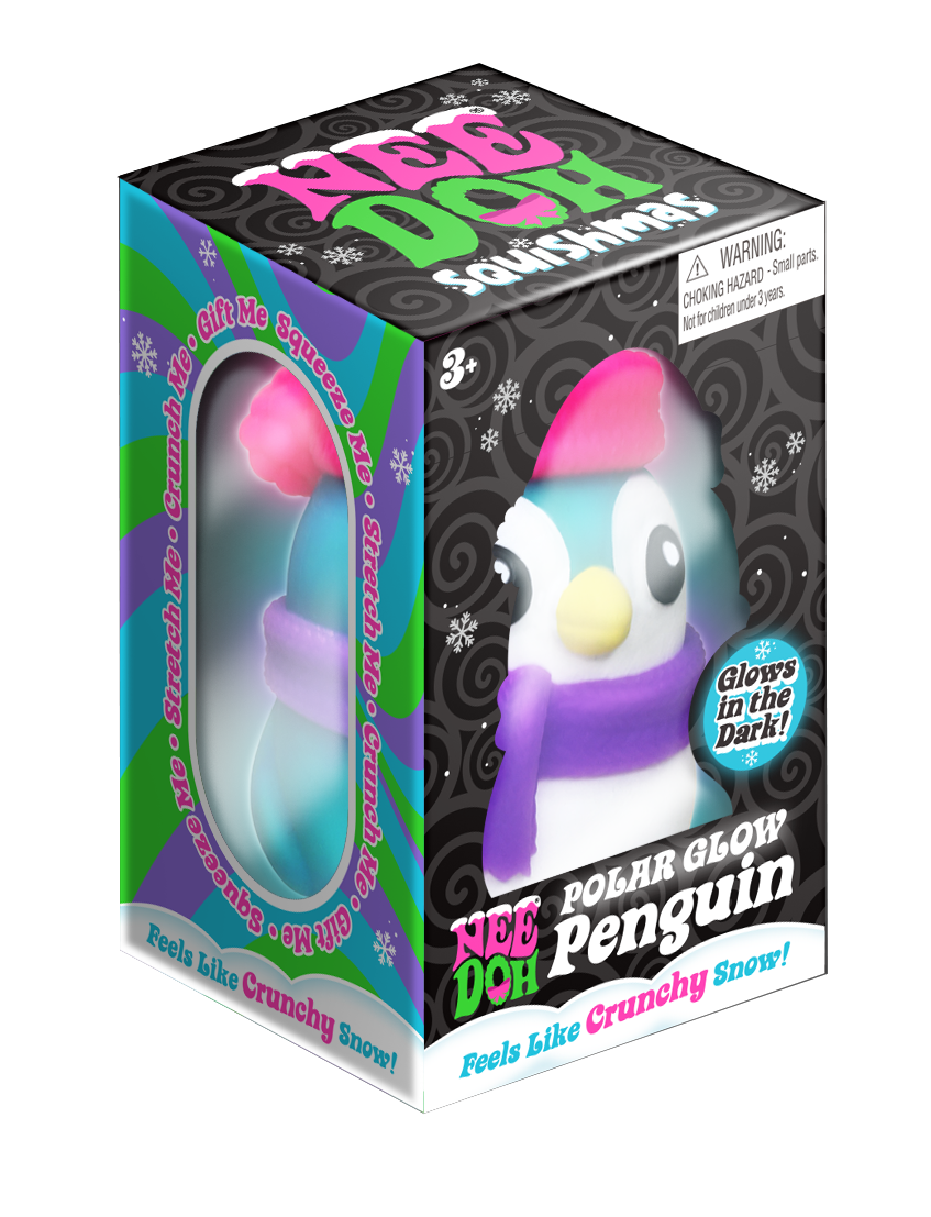 Nee Doh Polar Glow Penguin