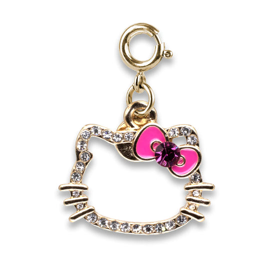 Charm It! -  Gold Hello Kitty Silhouette Charm